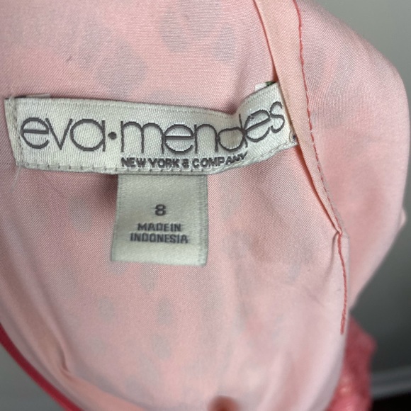 Eva Mendes Pink Lace Valentines Dress size 8 - Picture 5 of 7